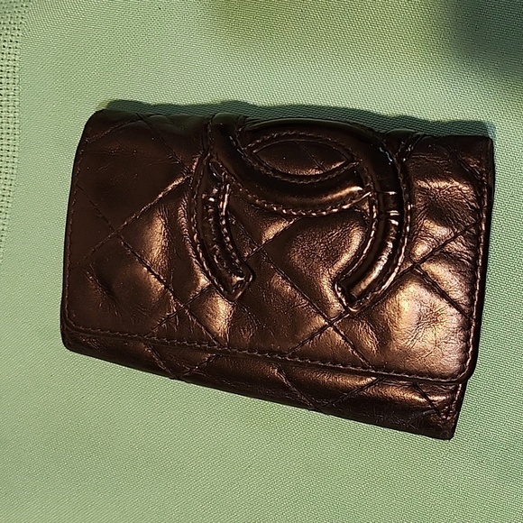 Chanel Black Cambon Ligne Leather Key Holder - Picture 1 of 14